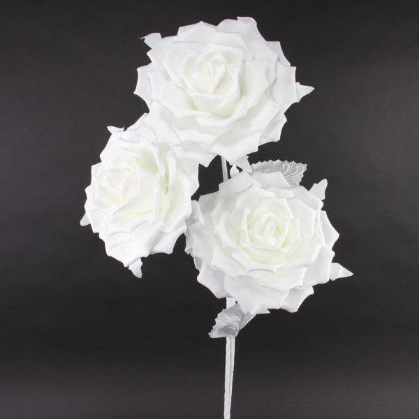 9"D JUMBO FOAM ROSE X3