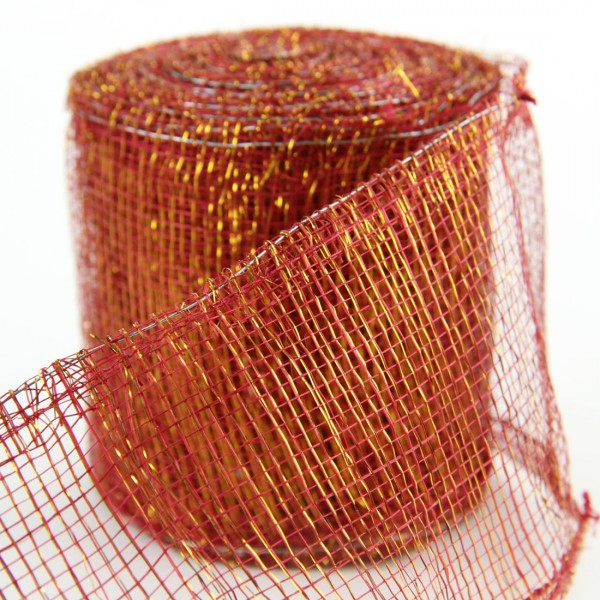 4"X10YD GILD.ABACA GARLND A25