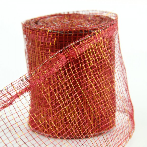 4"GLIT ABACA RIBBON 10YD A25