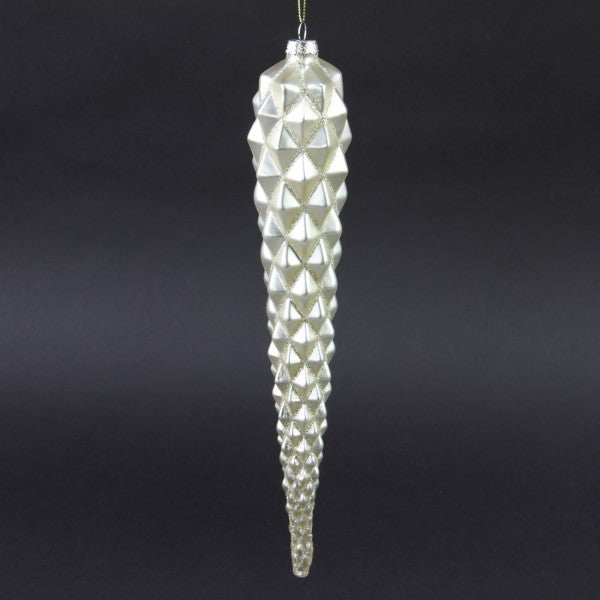 12"GLASS ART DECO ICICLE A25