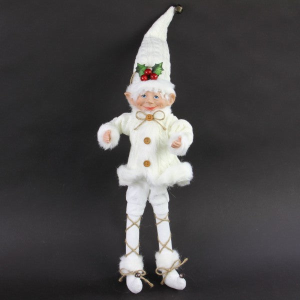 17"KNITTED/FUR ELF A25