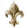 6"GLT FLEUR DE LIS ORN