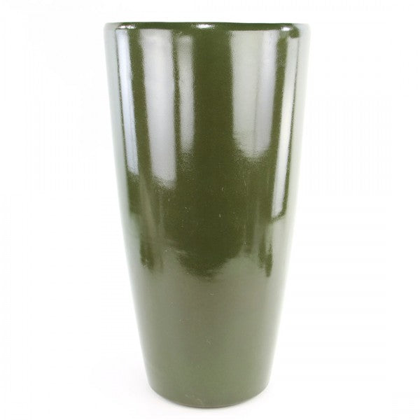 GLZD.FLUTED PLANTER S2 M25