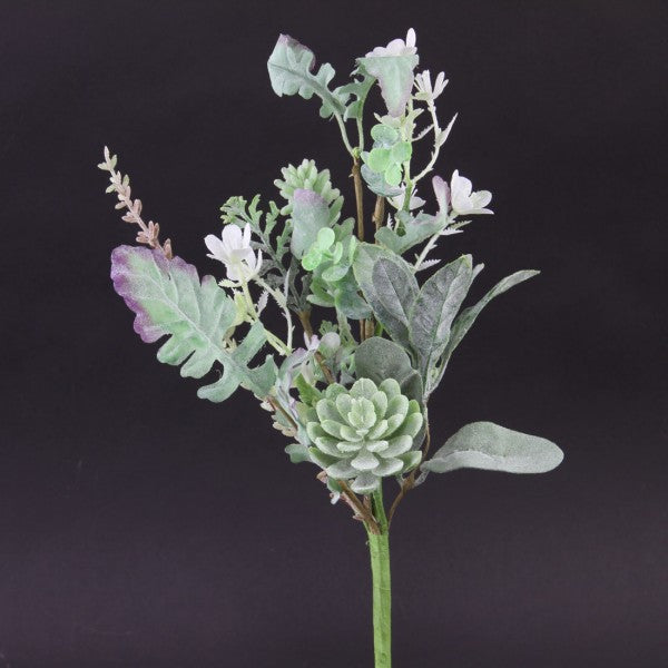 15"LAMB'S EAR/SUCCULENT PICK