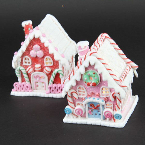 5"CLAYDOUGH LED CANDY HOUSE