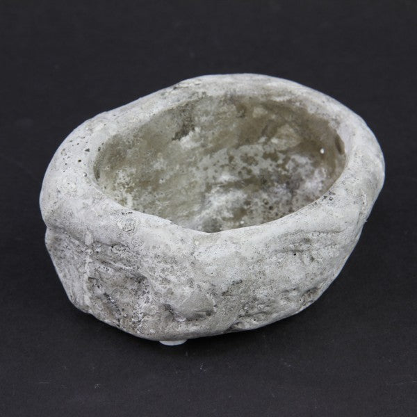 5.15"X2.3"STONE ROCK PLANTER