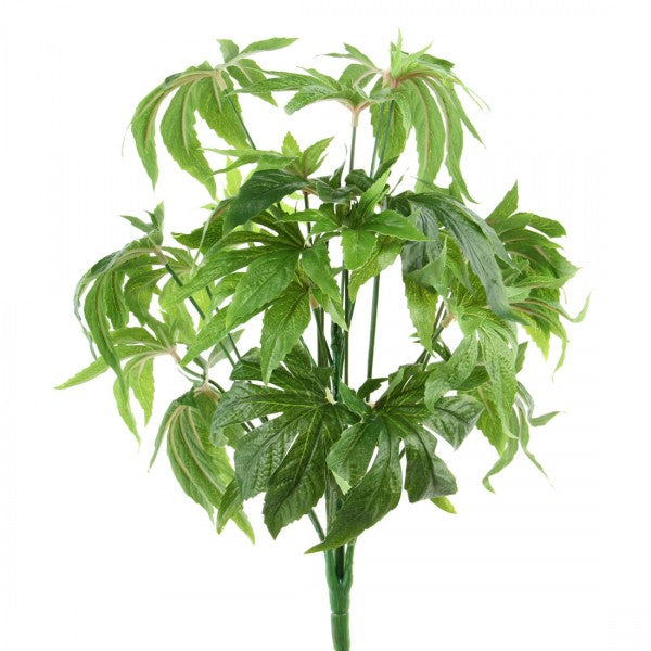 16"CANNABIS LEAF PLANT X5