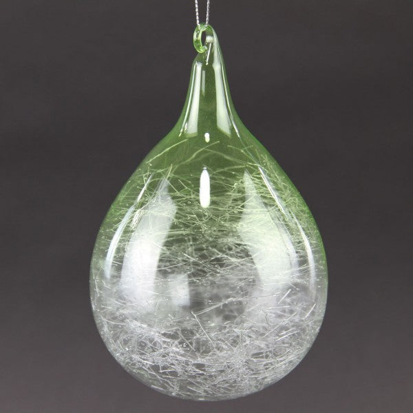 6"GLASS SHADED TEARDROP A25