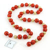 47"GLIT/MICA BALL GARLAND A25