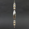 12"GLSS W/JWL ICICLE ORN A25