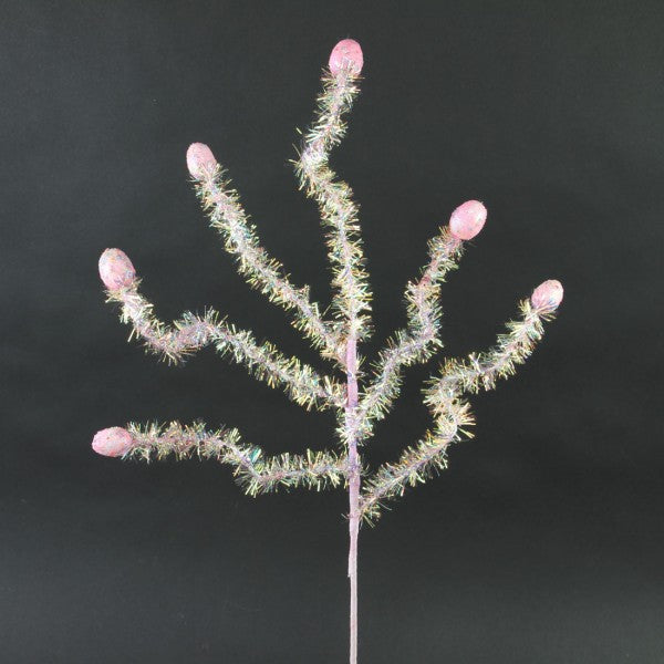 23" EGG TINSEL SPRAY X6