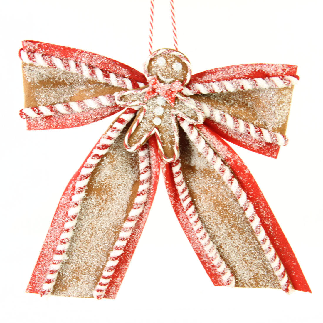 15"SGR/SPC.GINGERBREAD BOW
