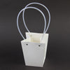 TRAPEZOID SHAPE BAG WHITE