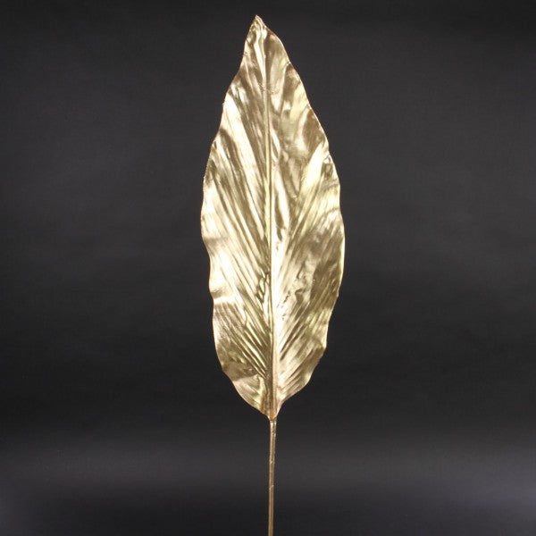 38"TURMERIC LEAF SPRAY GOLD