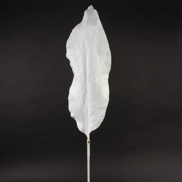 38"TURMERIC LEAF SPRAY WHITE