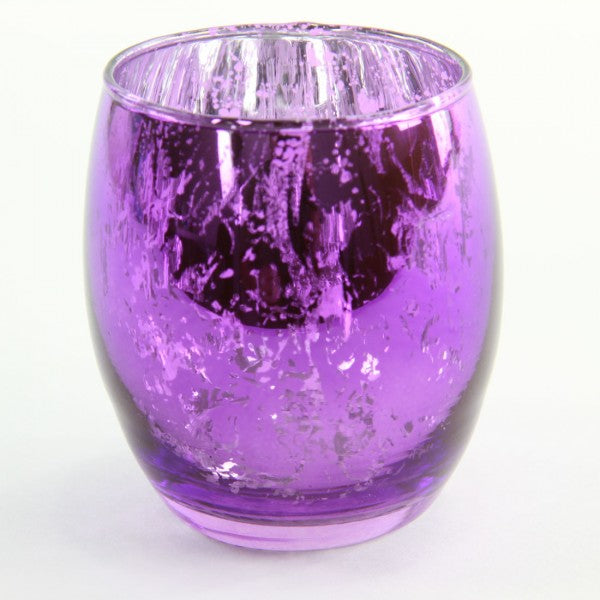 DECO.CANDLE HOLDER PURPLE