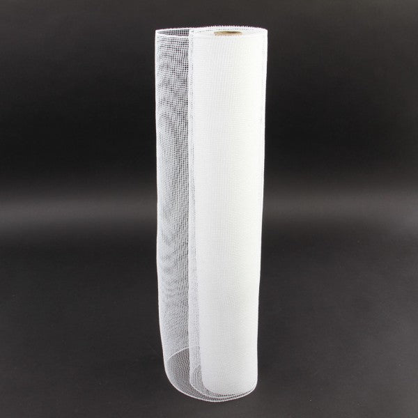 21"X10YD MESH SOLID WHITE