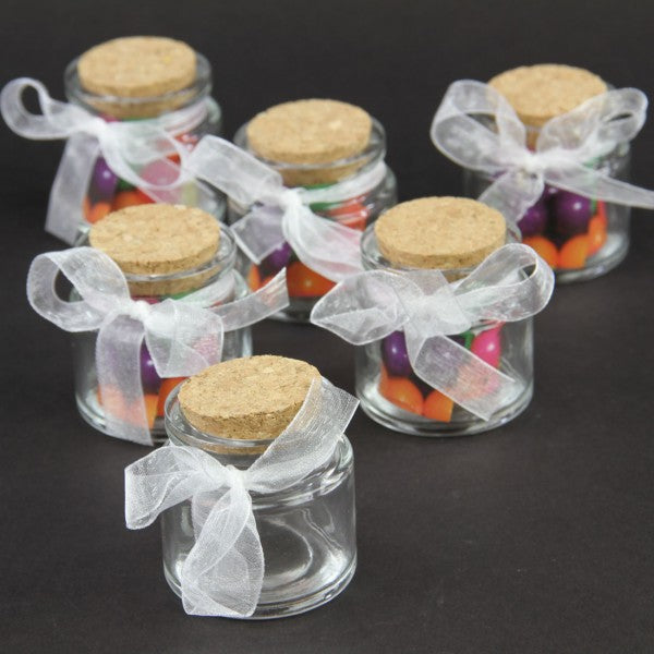 GLASS W/CORK 6PC/BX