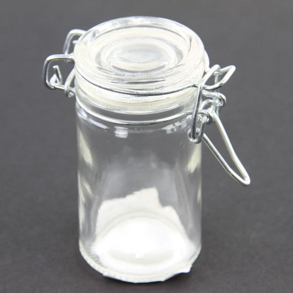 GLASS JAR W/LID