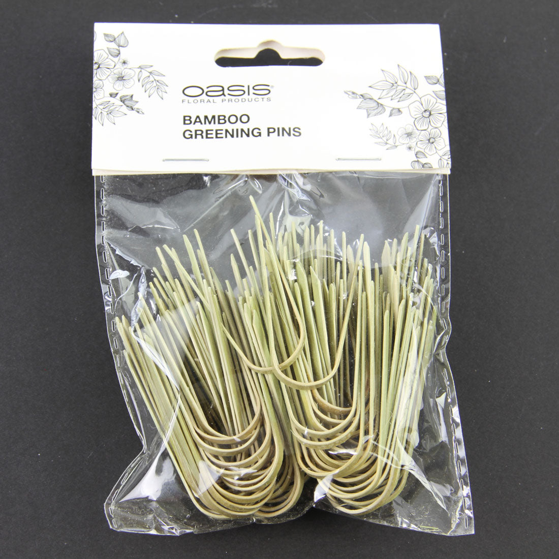 BAMBOO GREENING PINS X 100