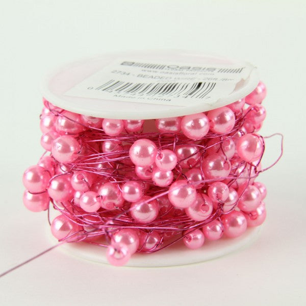 26G BEAD WIRE 26FT X1 PINK