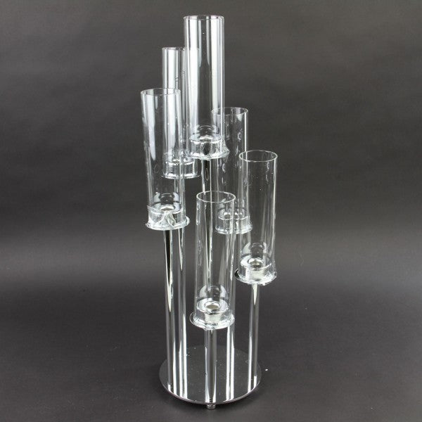 24.5"RND CANDLE HOLDER 6-ARM