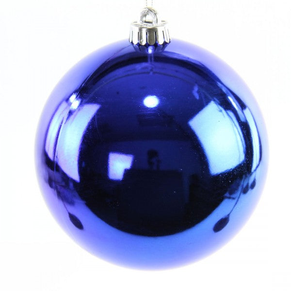 150 MM VACUUM PAINT SMOOTH BALL ORNAMENT BLUE