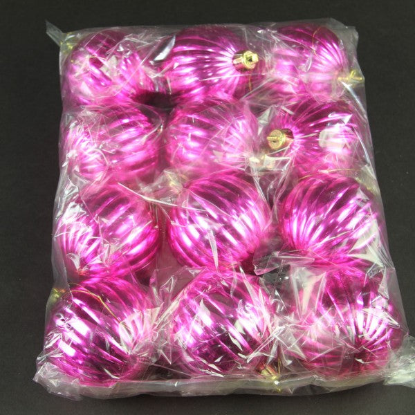 70MM VERT.STRIPE BALL X12