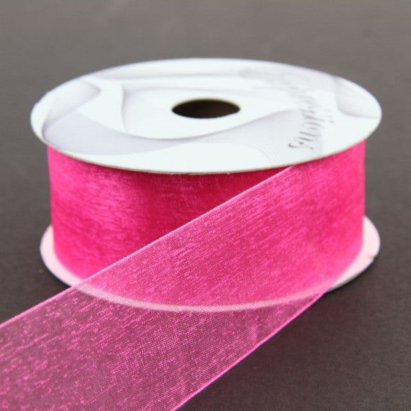 1.5"X25YD SHEER FUCHSIA A25