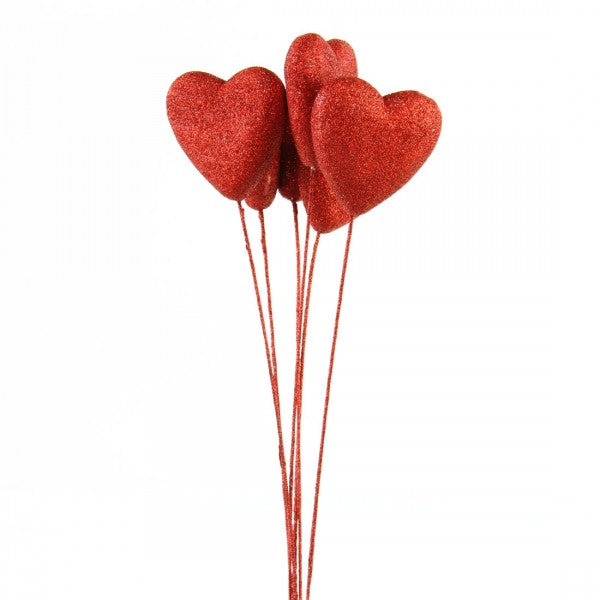70MM SOLID HEART PICK 6/BU