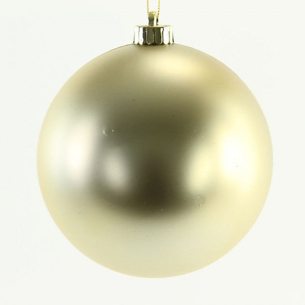 150 MM VACUUM PAINT SMOOTH BALL ORNAMENT GOLD