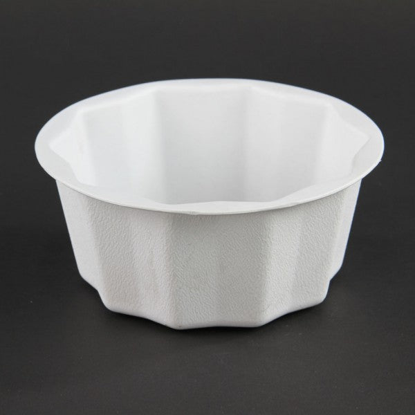US200 PLASTIC BOWL WHITE X1