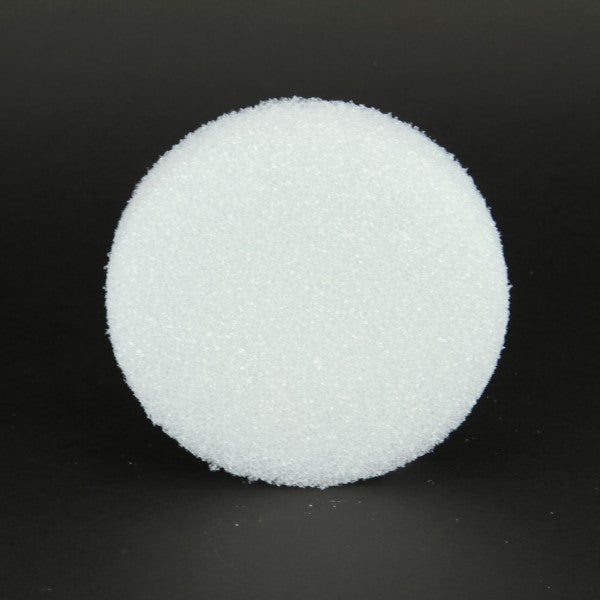 6 X 1" STYRO DISC X1 WHITE