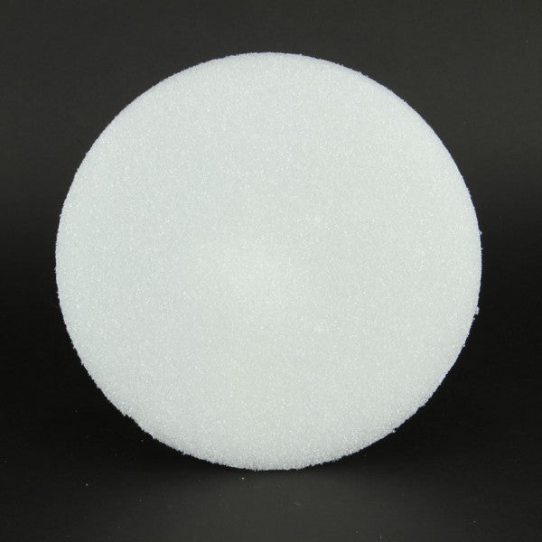 10 X 1" STYRO DISC X1 WHITE