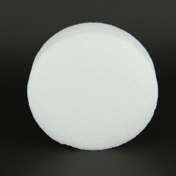 8 X 2" STYRO DISC X 1 WHITE