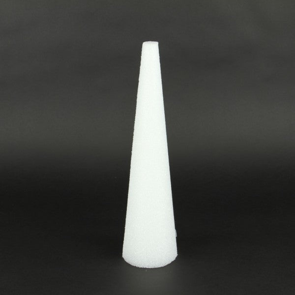 15" X 4" STYRO CONE X1 WHITE