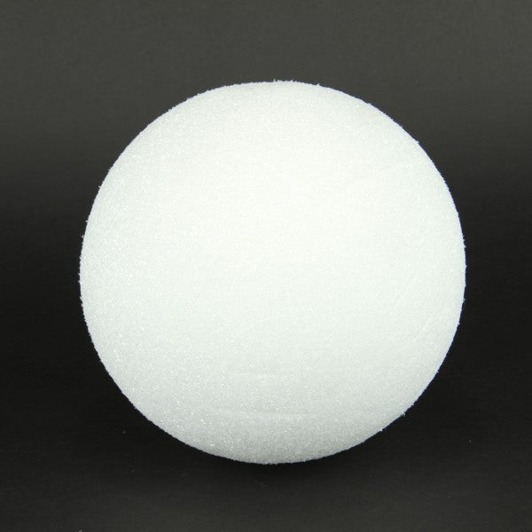 8" STYRO BALL X 1 WHITE
