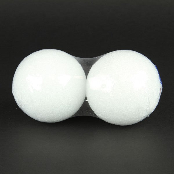 4" STYRO BALL X2 WHITE
