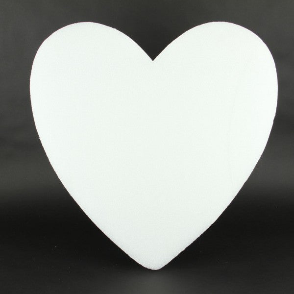 24" SOLID STYRO HEART X1 WHT
