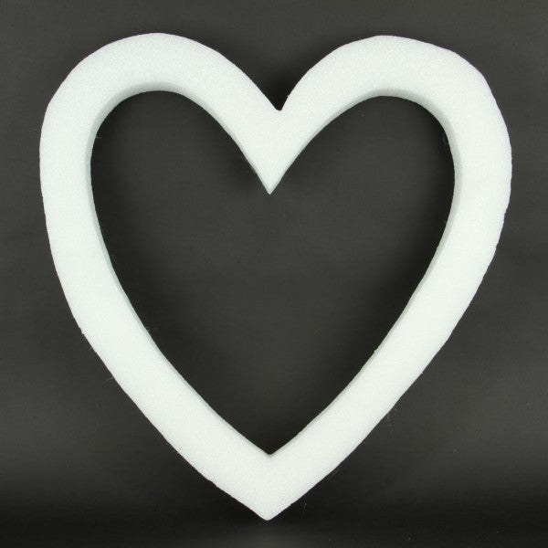 24" OPEN STYRO HEART X1 WHITE