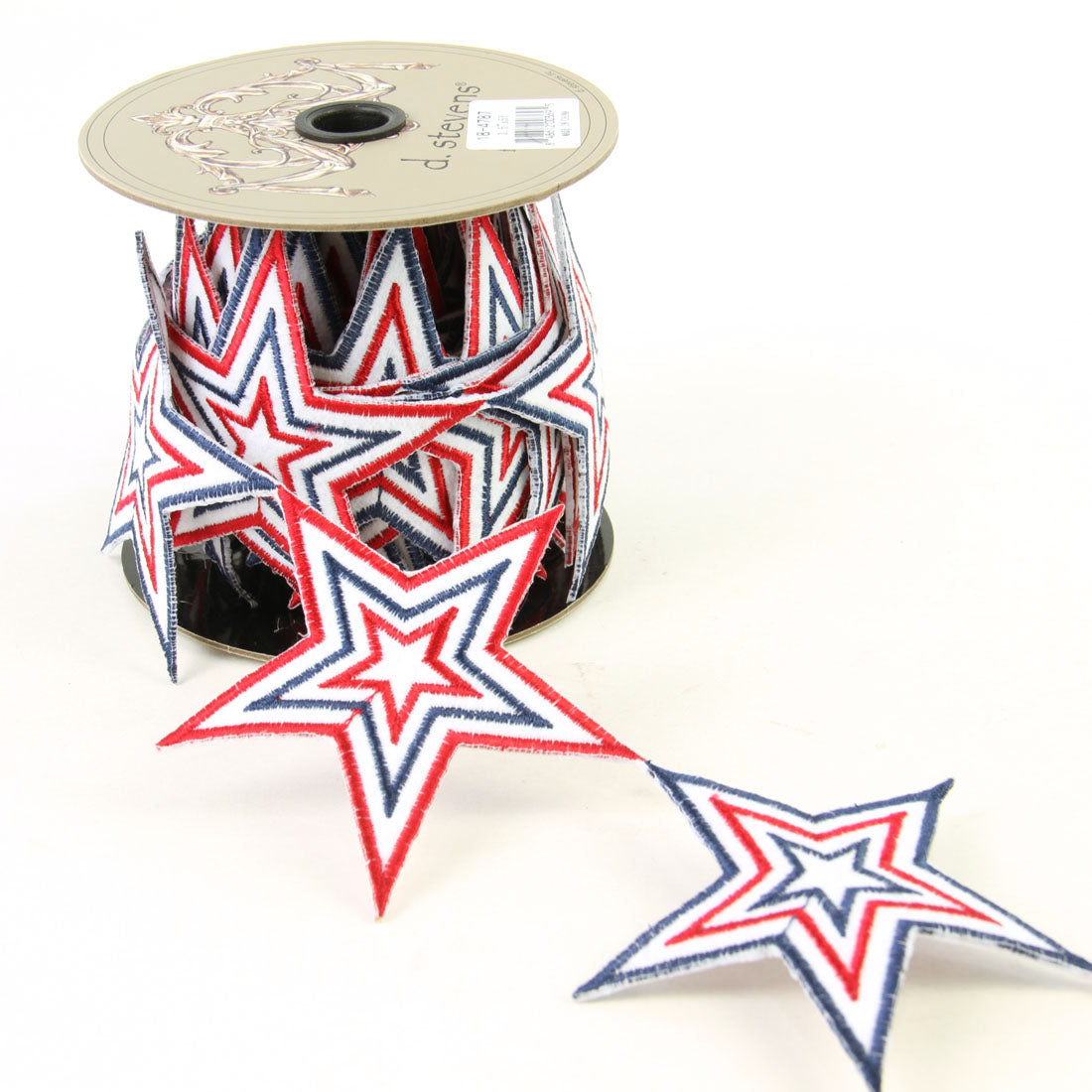 3.5"X5Y EMB.AMER.STAR GARLAND