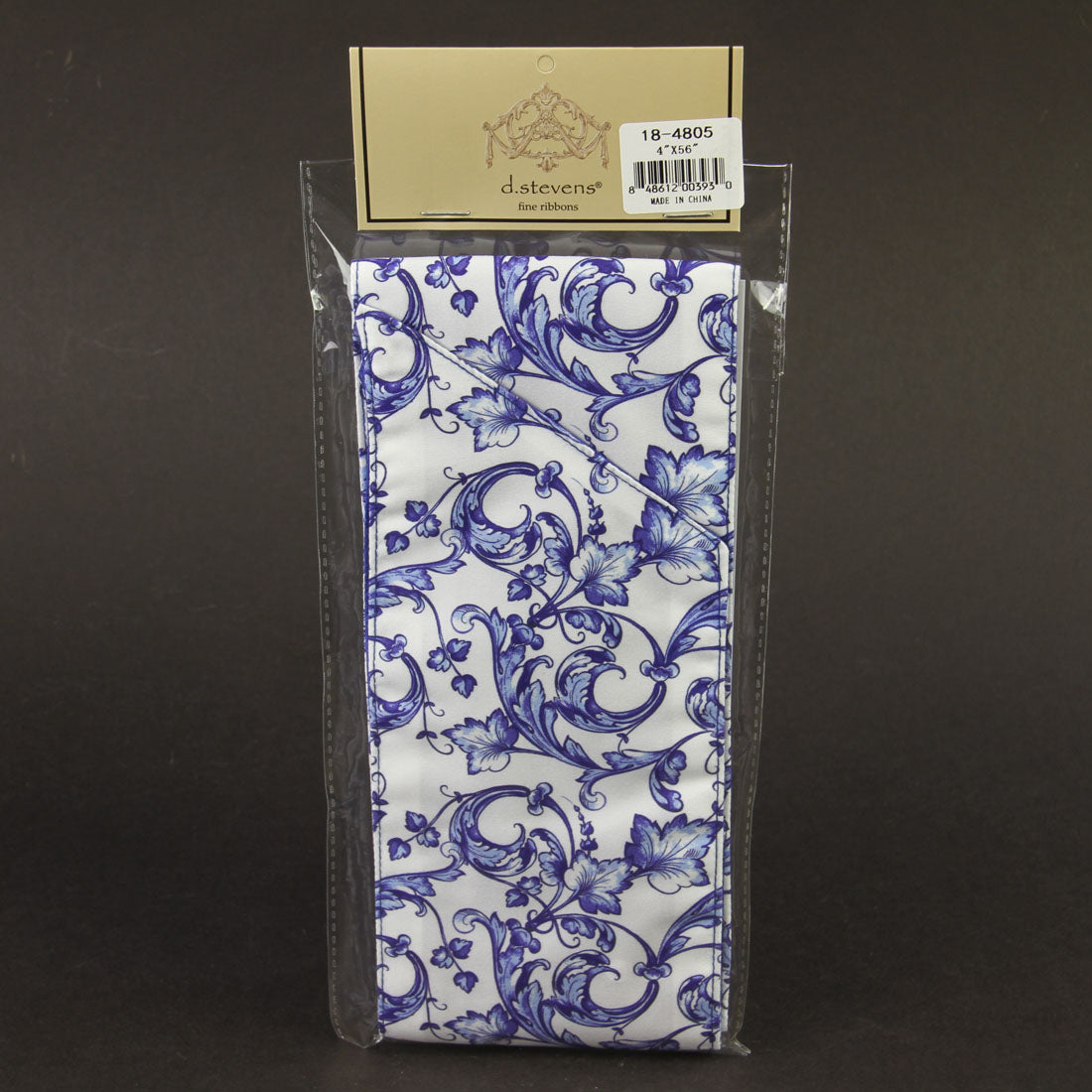 4"X56"TAFFETA SASH R.BLUE/WHT
