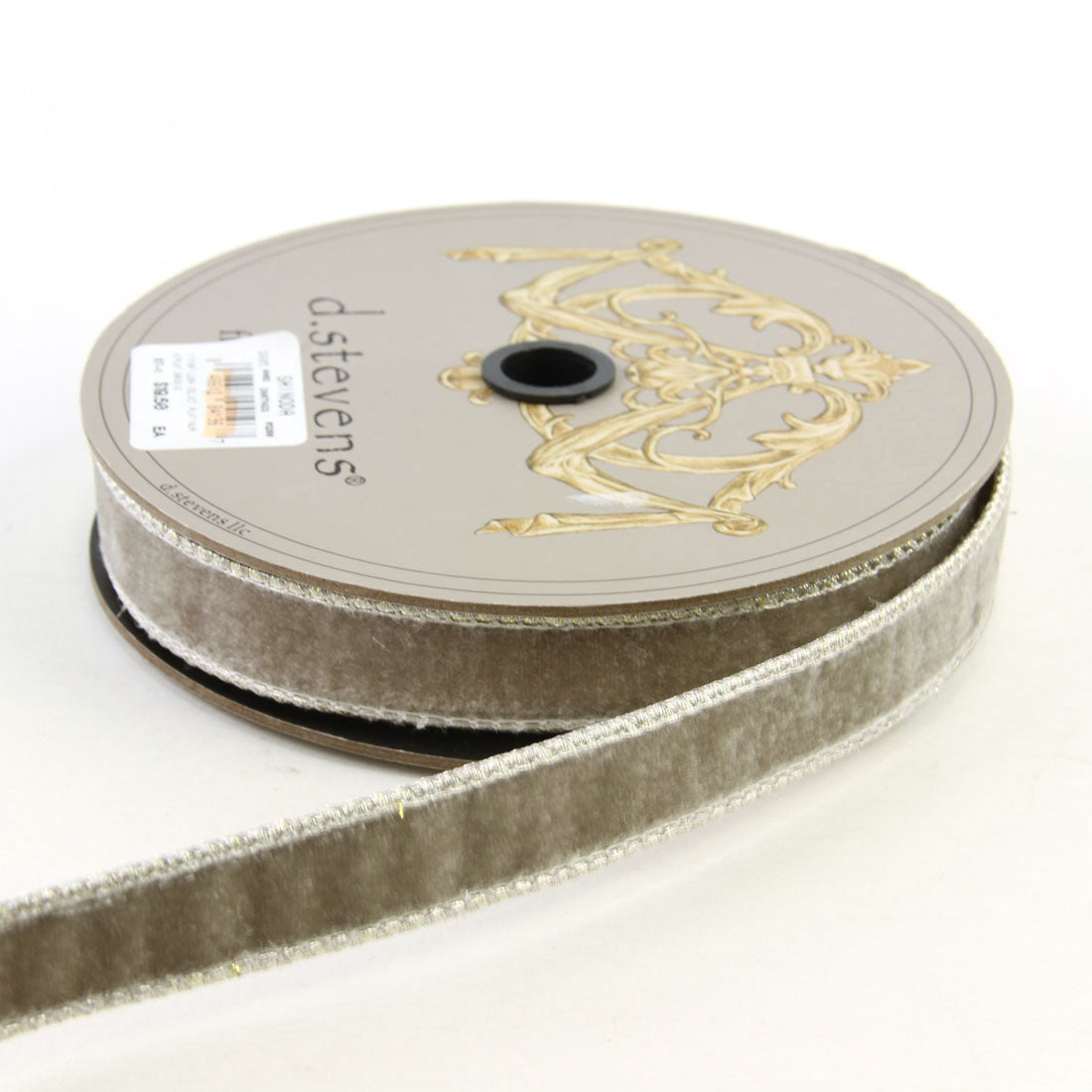 1"X10Y LUSH VELVET PLATINUM