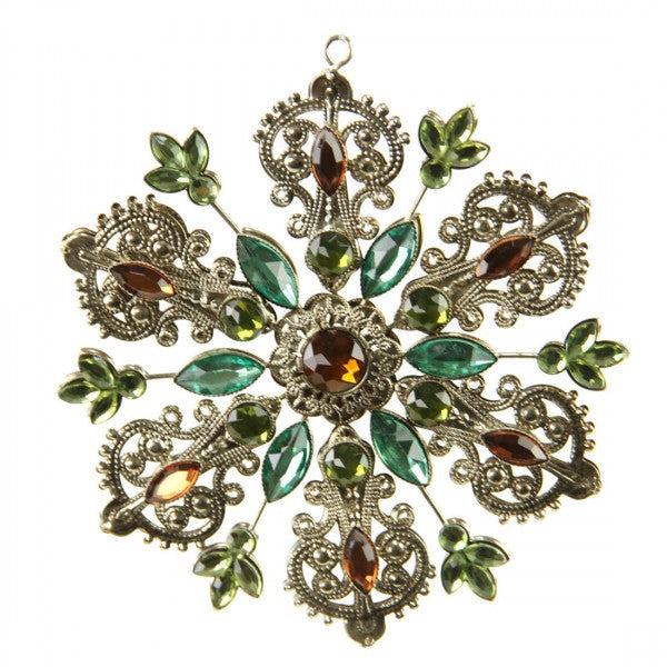 5.5" ACRY/JEWEL TILE ORNA