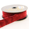 1.5"X10Y TORN FAUX VELVET