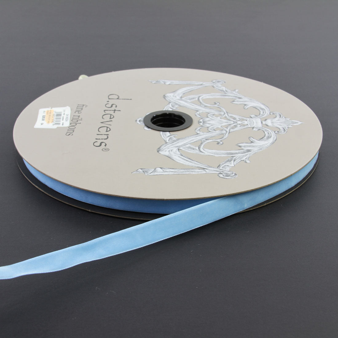 5/8"X50Y VOSS VELVET SKYBLUE