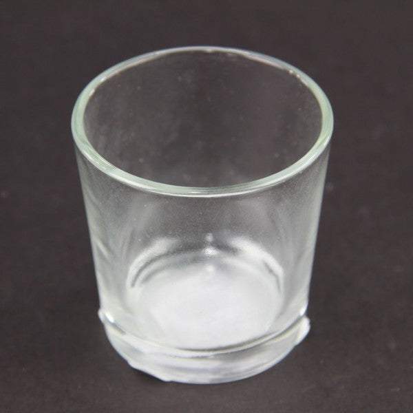 2.5"GLASS VOTIVE CUP X1 CLEAR