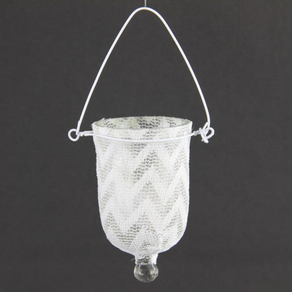 3"CHV.LACE HANGING VOTIVE