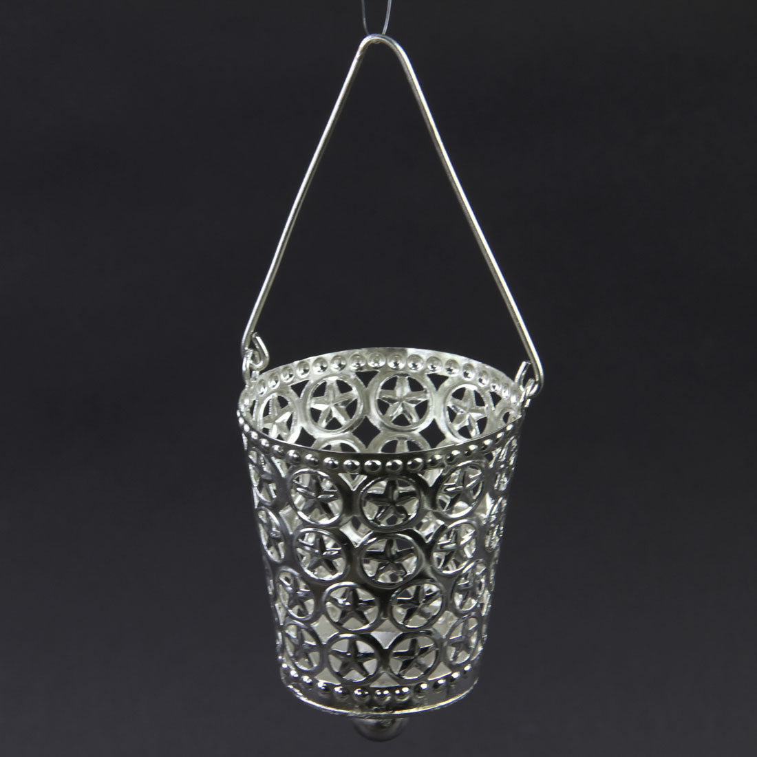 4"IRON HANG.VOTIVE A25