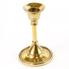 5"X3"GOLD ALUM.CANDLE STAND